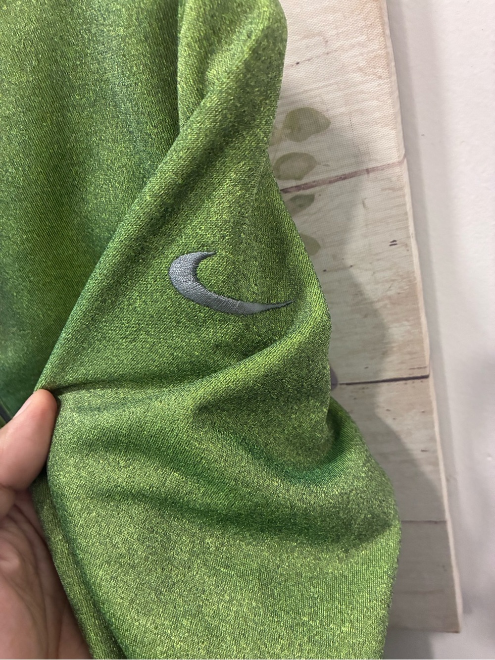 Nike Women's Lime Green Utility Jacket with Gray Swoosh